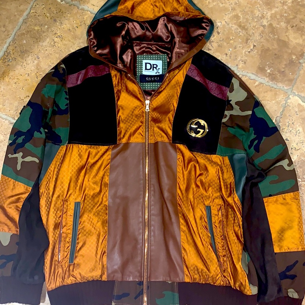 Custom made Dr. Romanelli/Gucci jacket, owned by Q from Worldstarhiphop.com